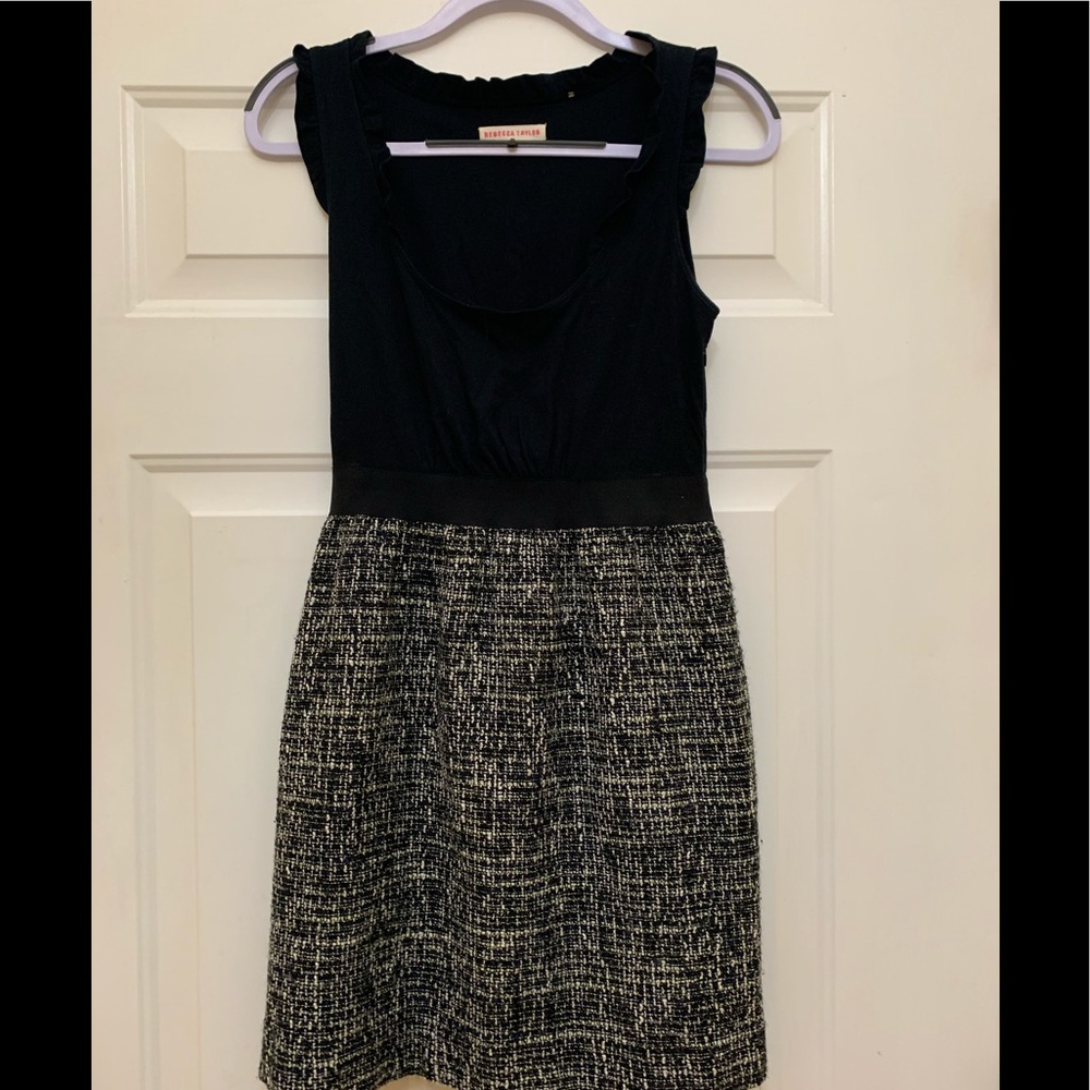 Rebecca Taylor Cotton/ Tweed Dress Size 2